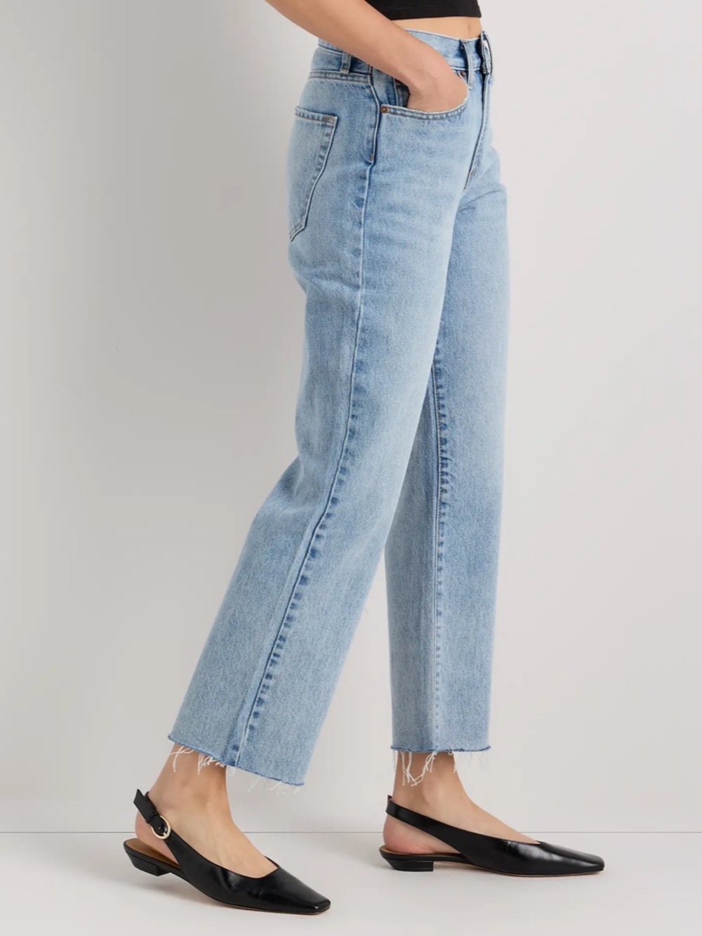 Quince Bella Rigid Straight Jeans - Picture 2 of 12